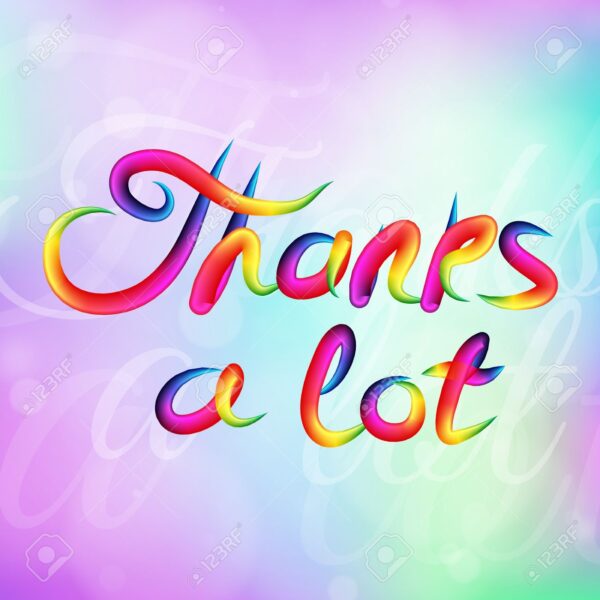 THANKS ALOT CARD