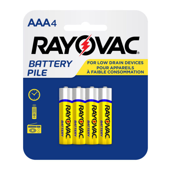 RAYOVAC AAA4 BATTERIES