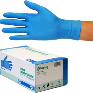 NITRILE EXAM GLOVES SINGLE USE