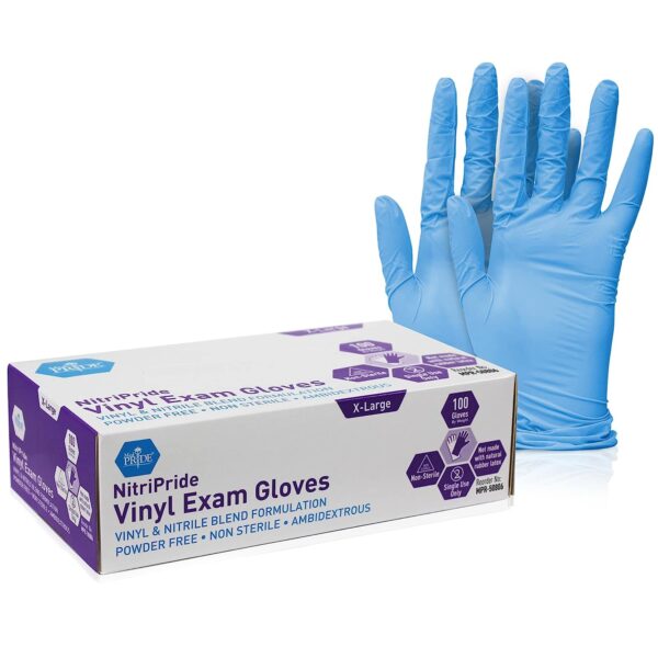 NITRIPRIDE VINYL EXAM GLOVES