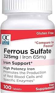 QC FERROUS SULFATE TABS