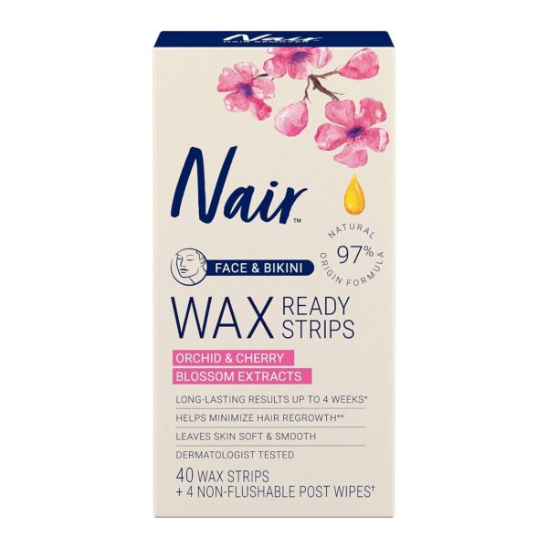 NAIR FACE & BIKINI WAX STRIPS