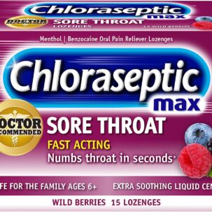 CHLORASEPTIC W/BERRY LOZENGES