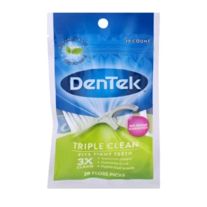 DENTEK TRPL CL FLOSS PICK
