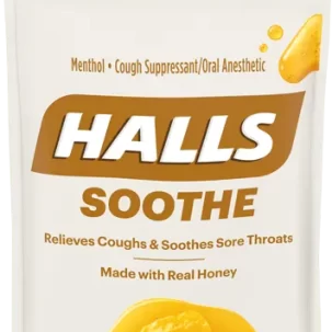 HALLS SOOTHE HONEY VANILLA