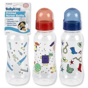 BABYKING PRINTED NURSER BOTTLE