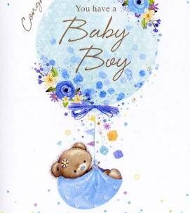 BABY BOY CARD